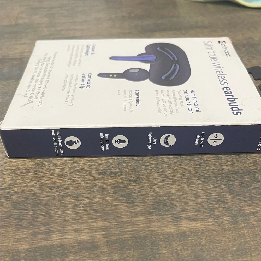 NWT 4conic Slim True Wireless Earbuds - Picture 2 of 7